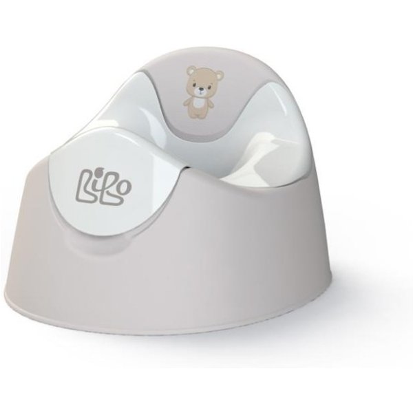 Cora Bibo Trio - Vasino Con Schienale E Interno Estraibile Orsetto Grigio-image