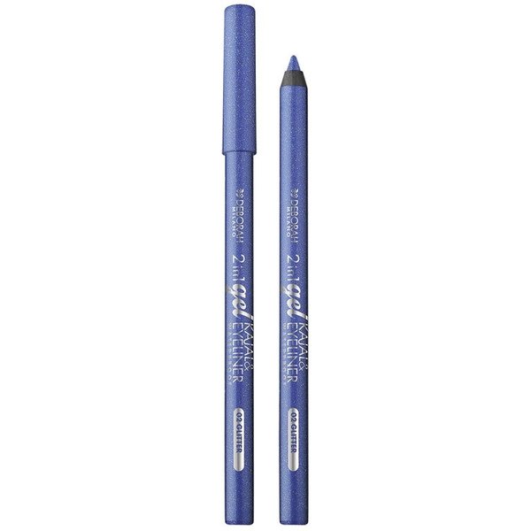 Deborah Matita Occhi 2 In 1 Gel Kajal E Eyeliner Glitter Waterproof N. 02 Blue-image