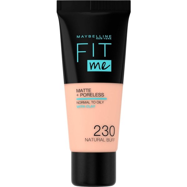 Maybelline Fit Me Matte & Poreless - Fondotinta Liquido Opacizzante N. 230 Natural Buff-image