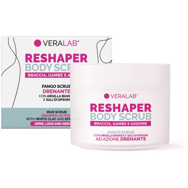 Veralab Reshaper Body Scrub - Fango Scrub Ad Azione Drenante 200 Ml-image