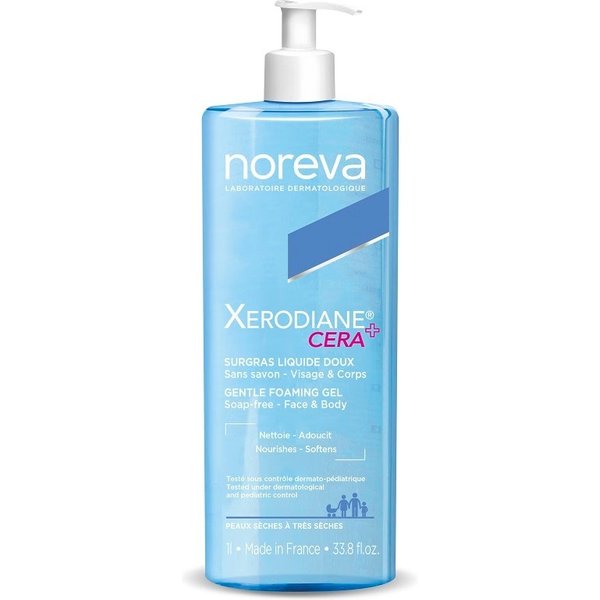noreva Xerodiane Cera Più Surgras Liquide Doux - Detergente Liquido Delicato Idratante Per Pelli Sensibili 1 Lt-image