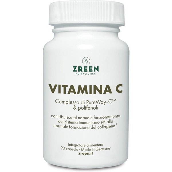 Zreen Vitamina C 90 Capsule - Integratore Per Il Sistema Immunitario E La Formazione Del Collagene-image