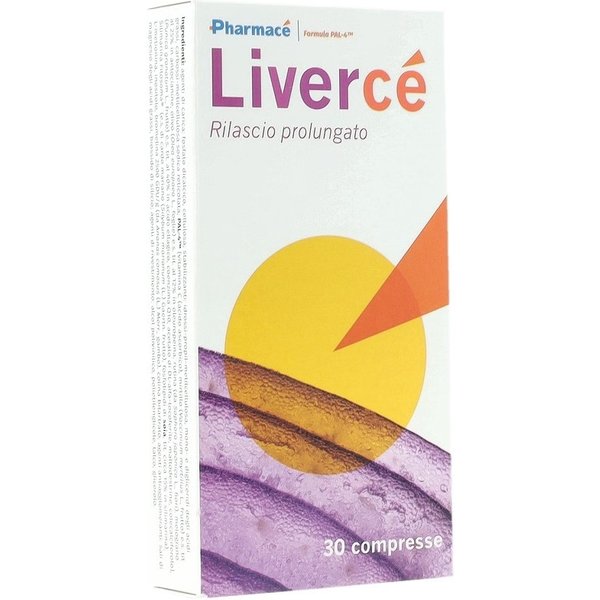 Livercé 30 Compresse - Integratore Per La Funzione Epatica E Digestiva-image
