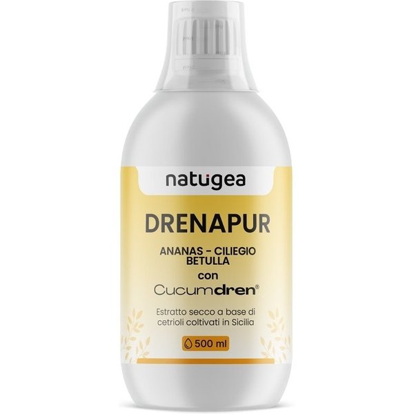 Drenapur Liquido 500 Ml - Integratore Per Il Drenaggio Dei Liquidi, La Depurazione E Il Controllo Del Peso-image