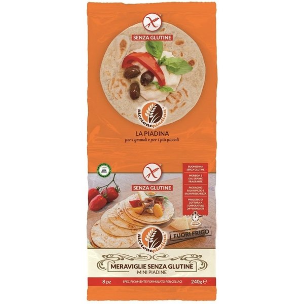 Riccione Piadina Meraviglie - 8 Mini Piadine Senza Glutine Da 30 Gr-image