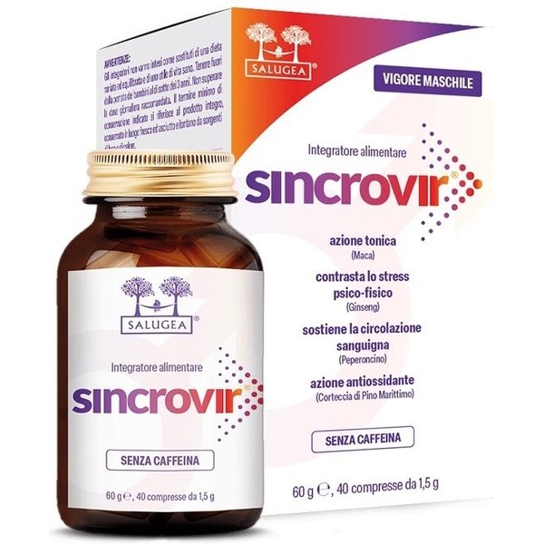 Sincrovir 40 Compresse - Integratore Ad Azione Tonica-image