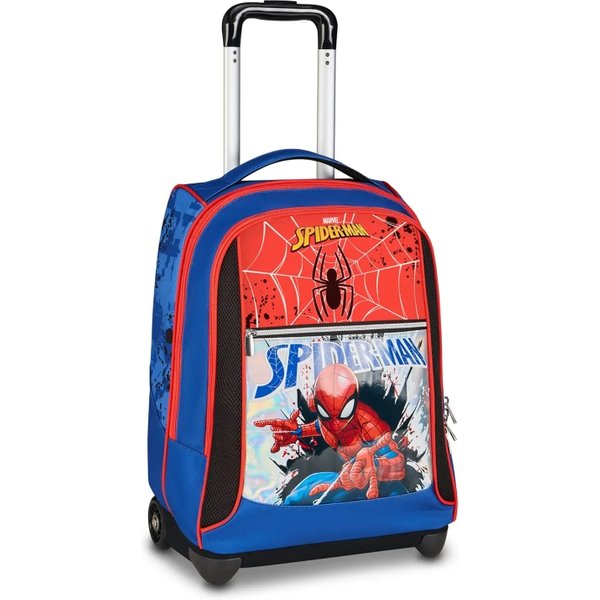 Seven Marvel Spiderman - Zaino Trolley Per La Scuola Con Spallacci A Scomparsa 36 Litri-image