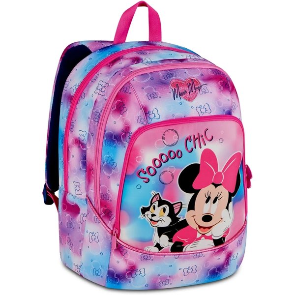 Seven Minnie Chic Touch - Zaino Scuola Doppio Scomparto Schienale Preformato 29 Litri-image