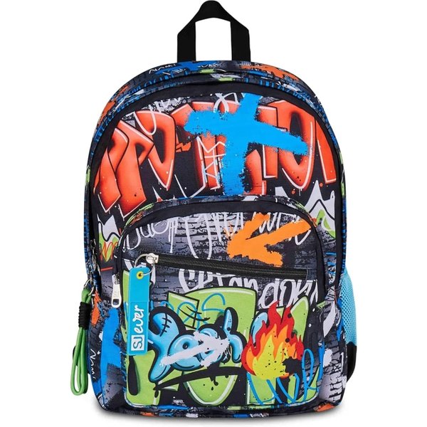 Seven Ever High Flames - Zaino Scuola Doppio Scomparto Schienale Ergonomico 31 Litri, 30 X 41,5 X 23 Cm-image