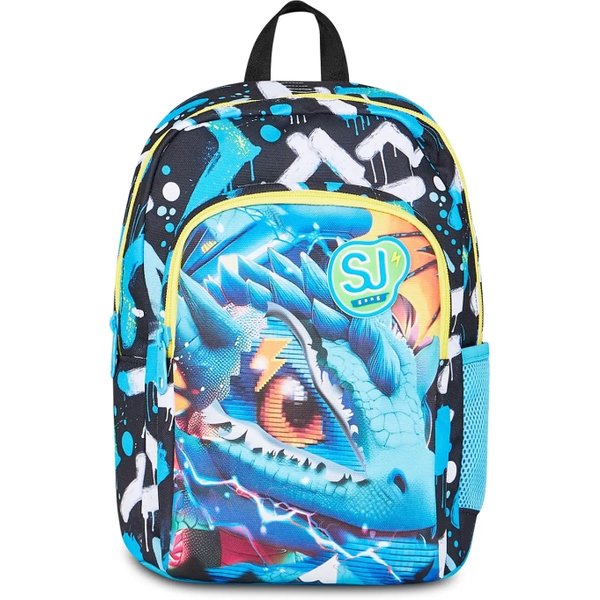 Seven Sj Gang Metal Dragon Boy - Zaino Freetime Per Bambino Con Ali Estraibili 24X33X18 Cm 14,5 Litri-image