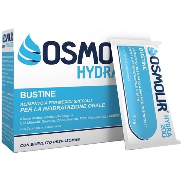 Shedir Pharma Osmolir Hydra 200 - Alimento A Fini Medici Speciali Per La Reidratazione Orale 14 Bustine-image