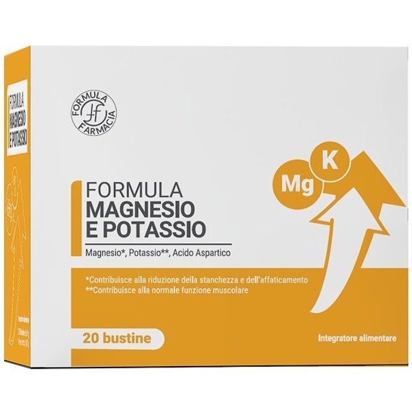 Formula Magnesio E Potassio 20 Bustine - Integratore Per La Stanchezza E L'affaticamento-image