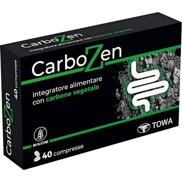Carbozen 40 Compresse - Integratore Per La Flatulenza-image