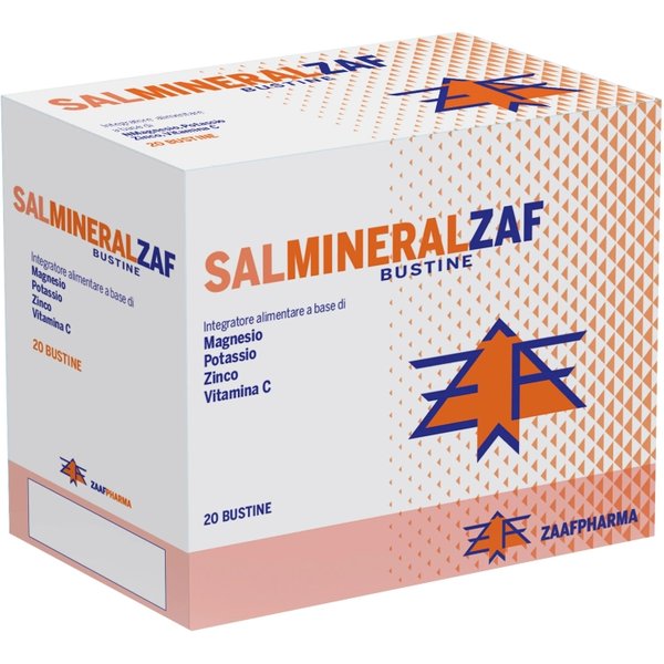 Salmineralzaf 20 Bustine - Integratore Per La Stanchezza E Le Funzioni Cognitive-image