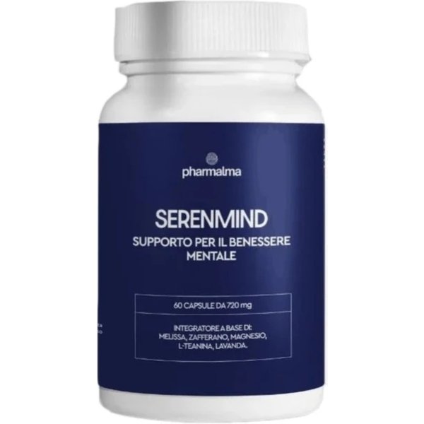 Pharmalma Serenmind 60 Capsule - Integratore Per Il Rilassamento E Il Benessere Mentale-image