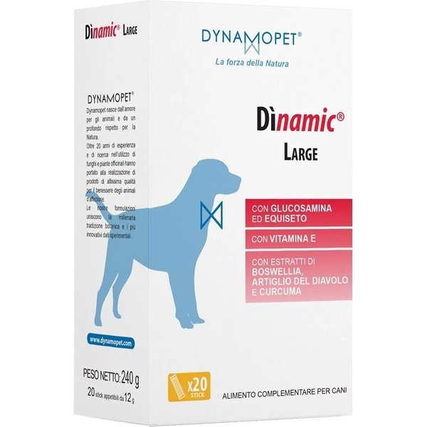 Dynamopet Dinamic Large - Alimento Complementare Per Il Benessere Articolare Di Cani Di Taglia Grande 20 Stick-image