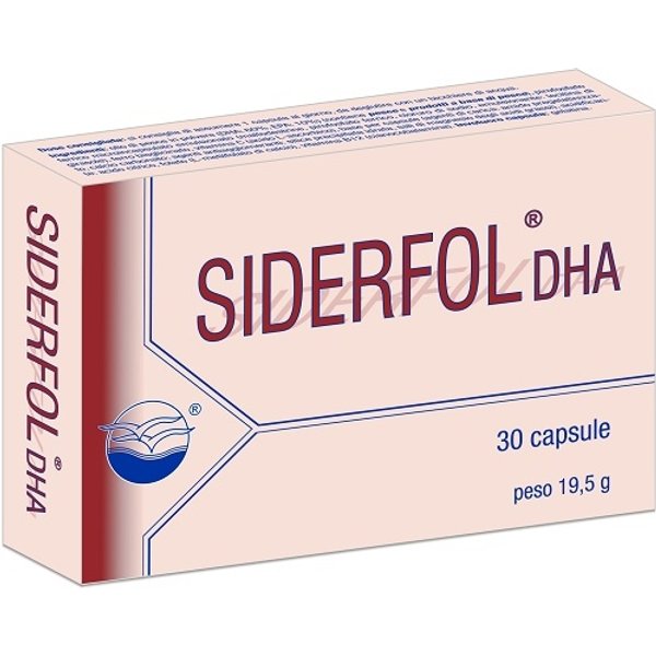 Siderfol Dha 30 Capsule - Integratore A Base Di Ferro-image