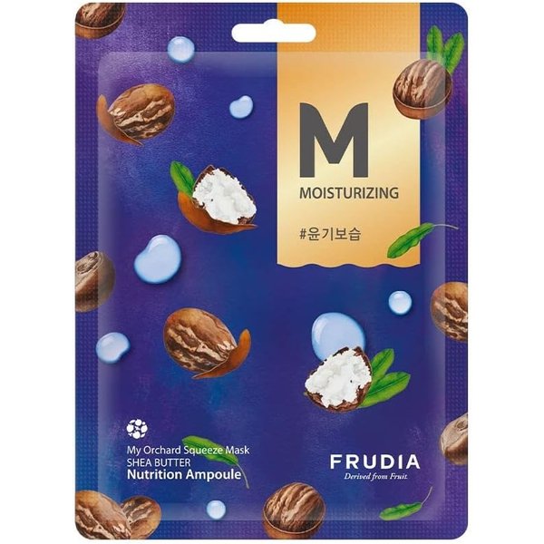 Frudia My Orchard Squeeze Mask Shea Butter - Maschera Viso In Tessuto Idratante E Nutriente Per Pelle Secca E Sensibile 20 Ml-image