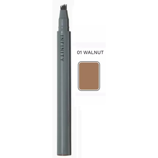 Infinity Cosmetics Infinity Triple Thick - Pennarello Sopracciglia N. 01 Walnut-image