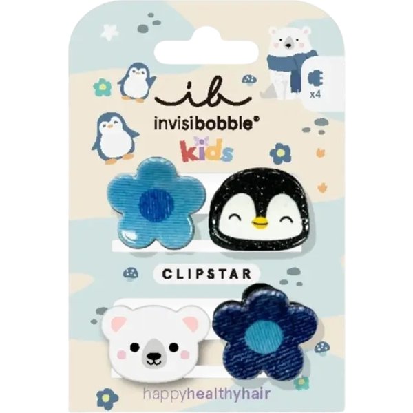 Invisibobble Clipstar Kids Polar World - 2 Fermagli Per Capelli-image