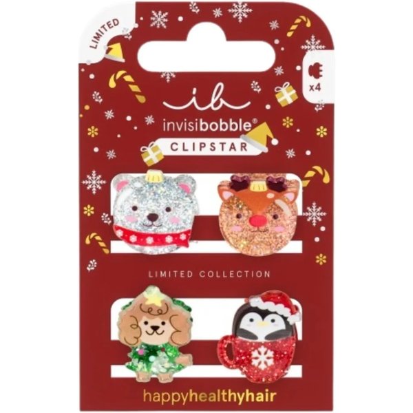 Invisibobble Clipstar Kids Sparkle In A Cup - 4 Fermagli Per Capelli-image