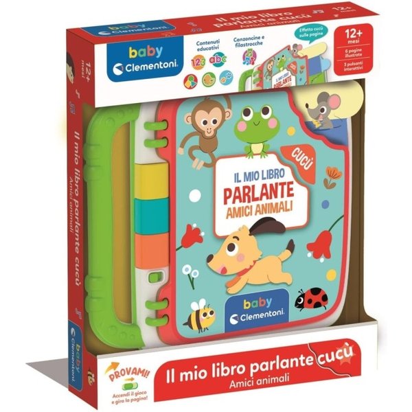 Clementoni Il Mio Libro Parlante Cucù - Libro Elettronico Interattivo Educativo-image