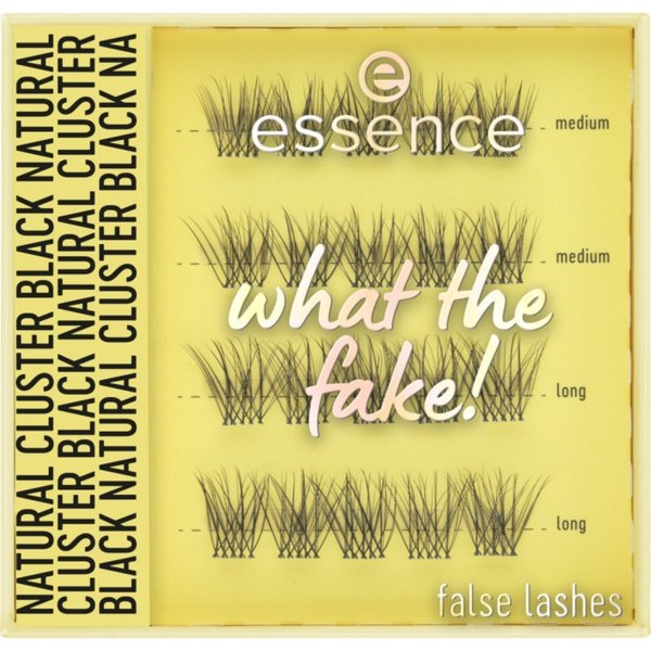 Essence What The Fake! - Ciglia Finte N. 06 Natural Cluster Black-image
