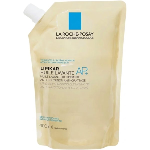 L'oréAl La Roche Posay Lipikar Huile Ap+ - Olio Detergente Relipidante Per Pelli A Tendenza Atopica - Ricarica 400 Ml-image