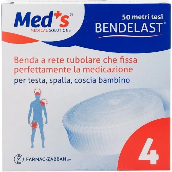 Benda Elastica Bendelast Calibro 4 In Rete 50 Metri-image