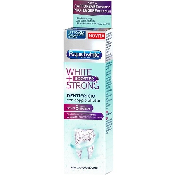 Bionike Rapid White White + Booster Strong - Dentifricio Doppio Effetto 75 Ml-image