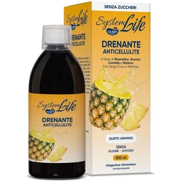 Drenante Anticellulite 500 Ml - Integratore Per La Ritenzione Idrica E La Cellulite-image