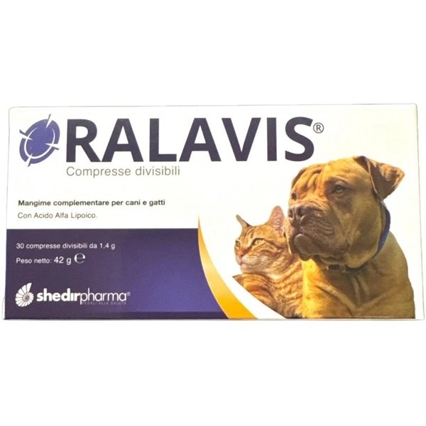 Shedir Pharma Ralavis - Mangime Complementare Per Cani E Gatti 30 Compresse-image