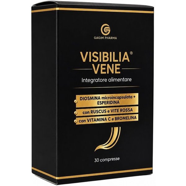 Visibilia Vene 30 Compresse - Integratore Per Il Microcircolo E La Circolazione Venosa-image