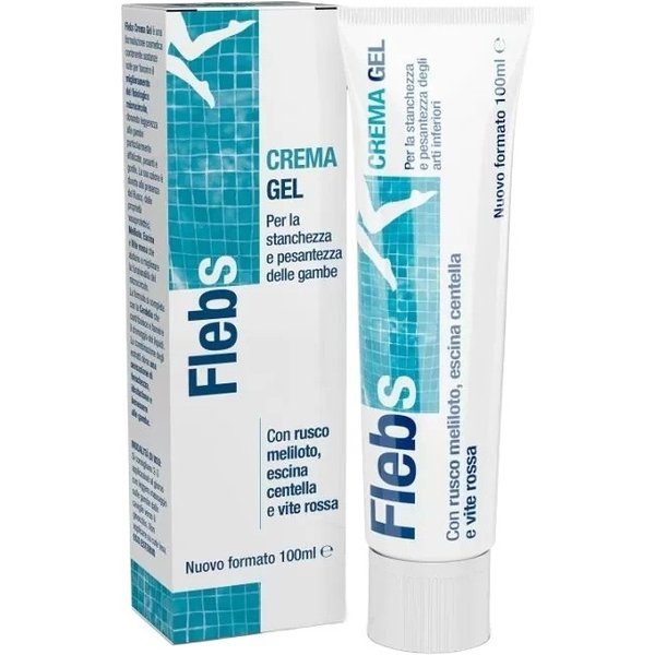 Polifarma Flebs - Crema Gel Per La Stanchezza E Pesantezza Delle Gambe 100 Ml-image