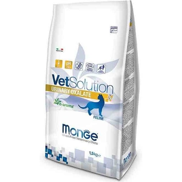 Monge Vetsolution Urinary Oxalate Cibo Secco Per Gatti 1,5 Kg-image