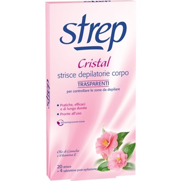 Strep Cristal - 20 Strisce Depilatorie Corpo-image
