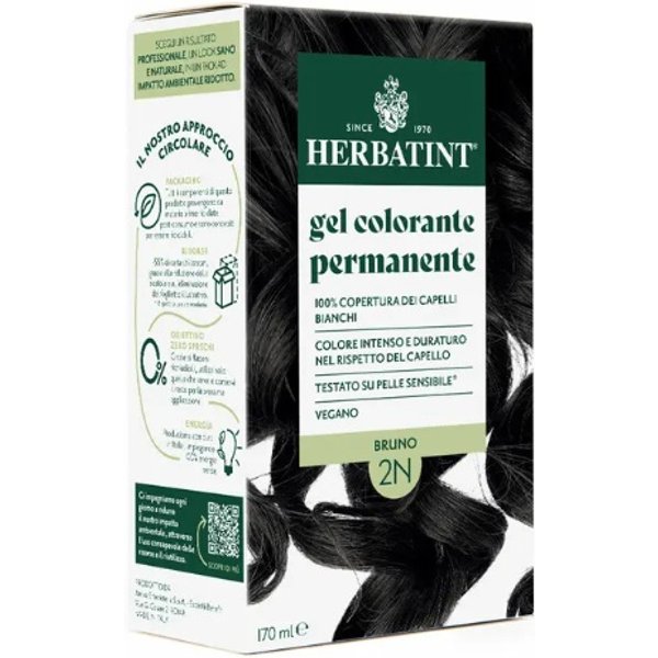 Herbatint Tintura Per Capelli Gel Permanente 2N Bruno 170 Ml-image