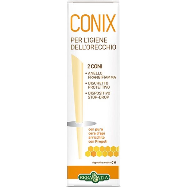 Erba Vita Conix Coni In Cera Per Pulizia Orecchie 2 Pezzi-image