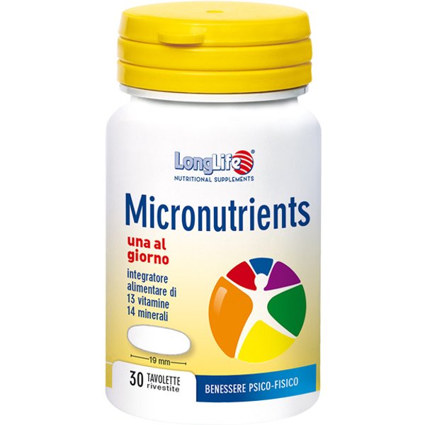Longlife Micronutrients Integratore Multivitaminico 30 Tavolette-image