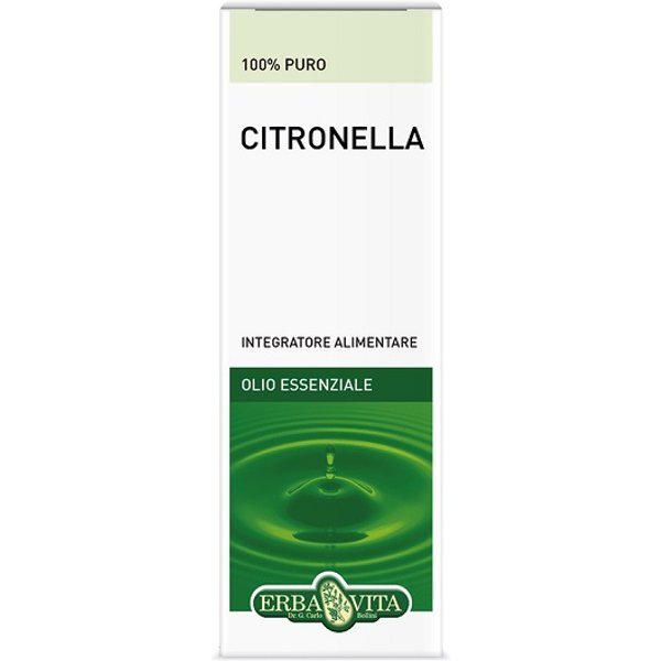 Erba Vita Oli Essenziali Olio Essenziale Citronella Stress Ansia Sonno 10 Ml-image
