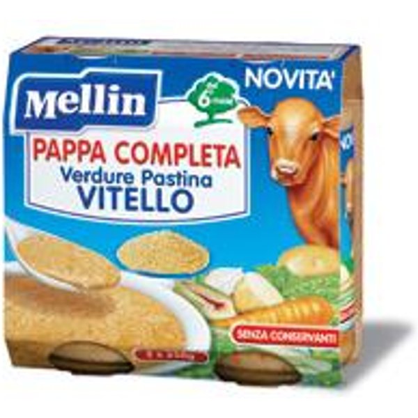 Mellin Pappa Completa Vitello 2X250 Gr-image