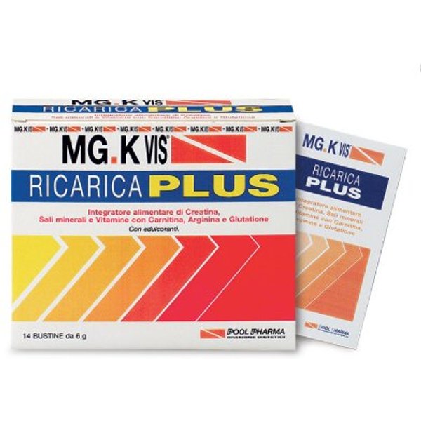 Mgk Vis Ricarica Plus Integratore Sali Minerali E Vitamine 14 Bustine-image