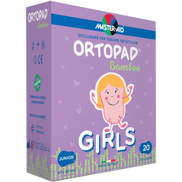 Master-Aid Ortopad Girls Occlusore Per Ortottica Junior 20 Pezzi-image