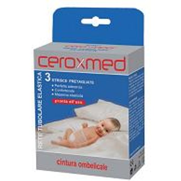 Ceroxmed Rete Tubolare Elastica Ombelicale 3 Strisce Pretagliate **-image