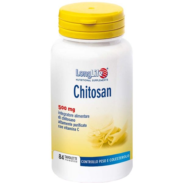 Longlife Chitosan Integratore Per Il Colesterolo 84 Tavolette-image