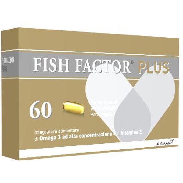 Alfasigma Fish Factor Plus Integratore Per Colesterolo 60 Perle Grandi-image