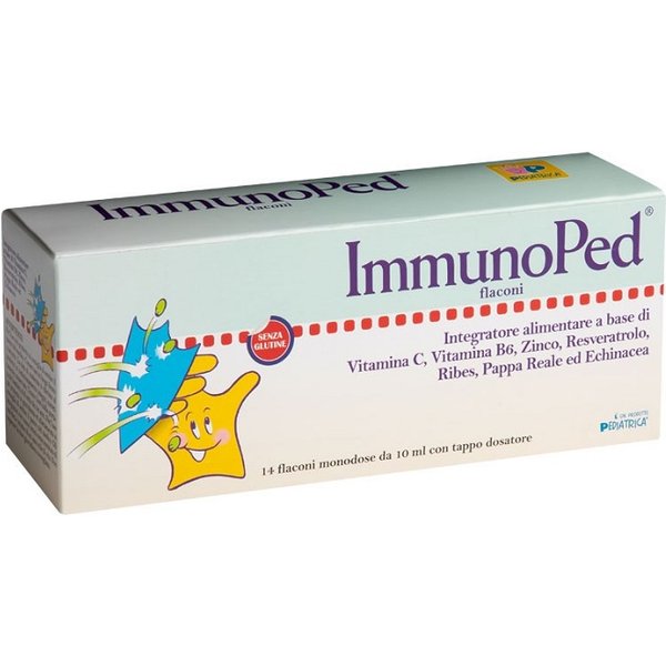 Immunoped Integratore Per Le Difese Immunitari 14 Flaconi Da 10 Ml-image
