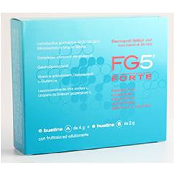 Fg5 Forte Integratore Di Probiotici Con Fibre E Vitamine 6 Bustine A + 6 Bustine B-image
