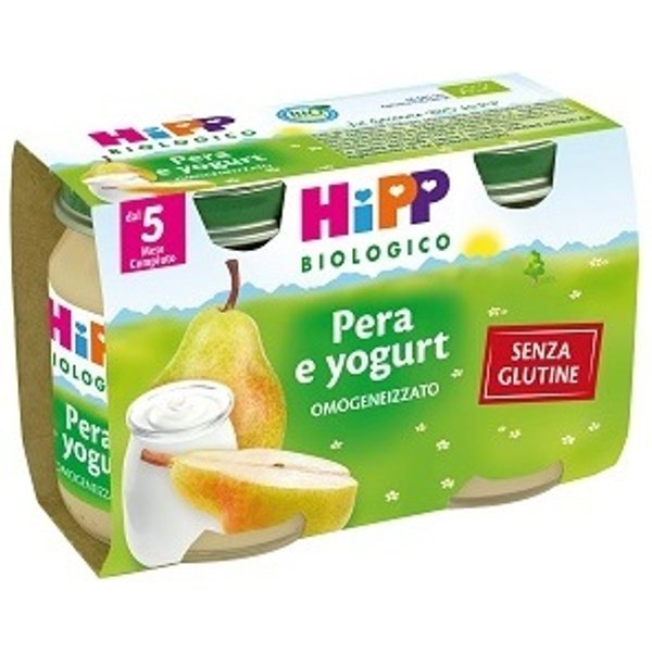 Hipp Biologico Omogeneizzato Merenda Pera E Yogurt 2 X125 G-image