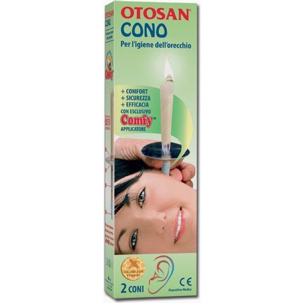 Otosan - Cono Igiene Orecchio Confezione 2 Coni **-image